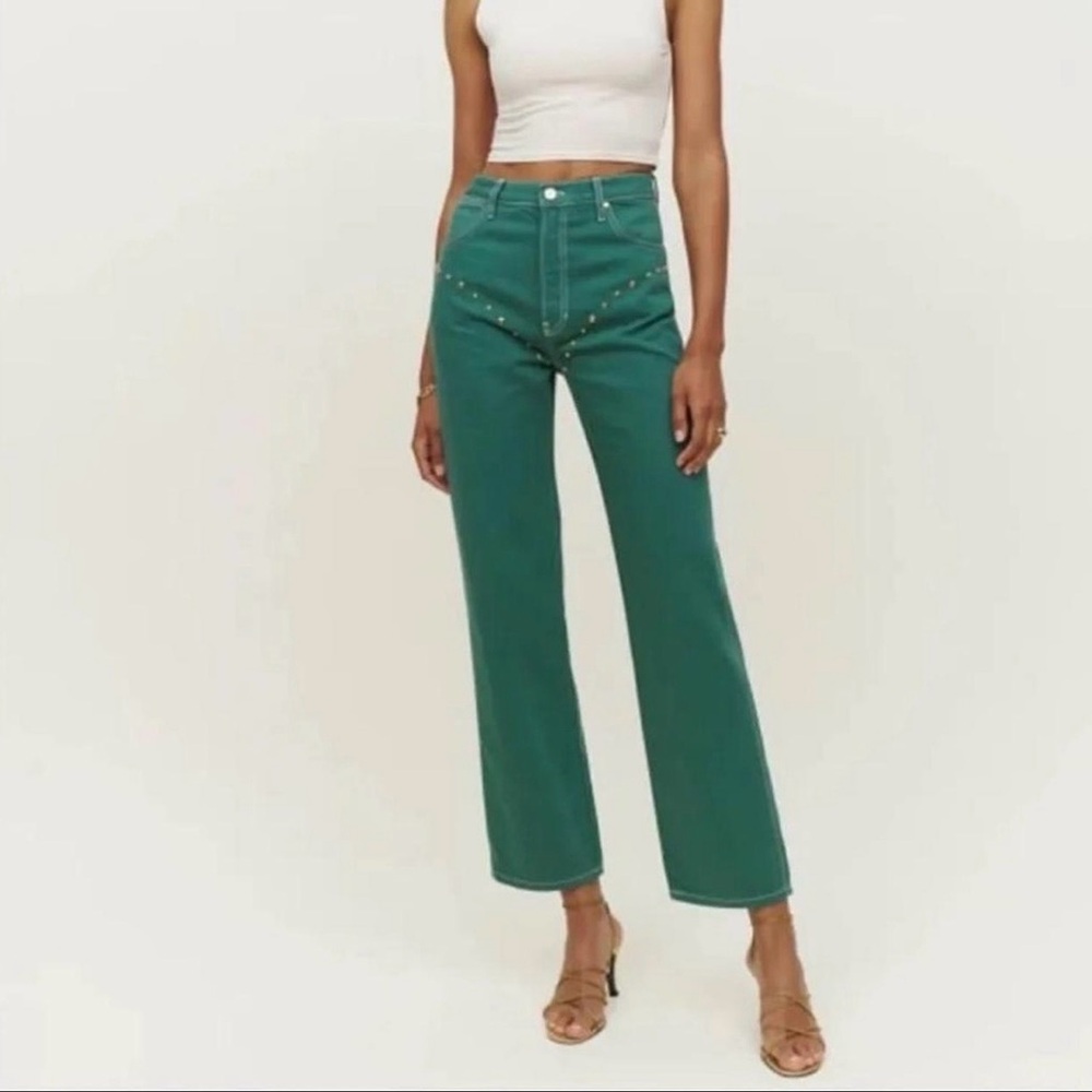 Reformation Green Women's Jeans